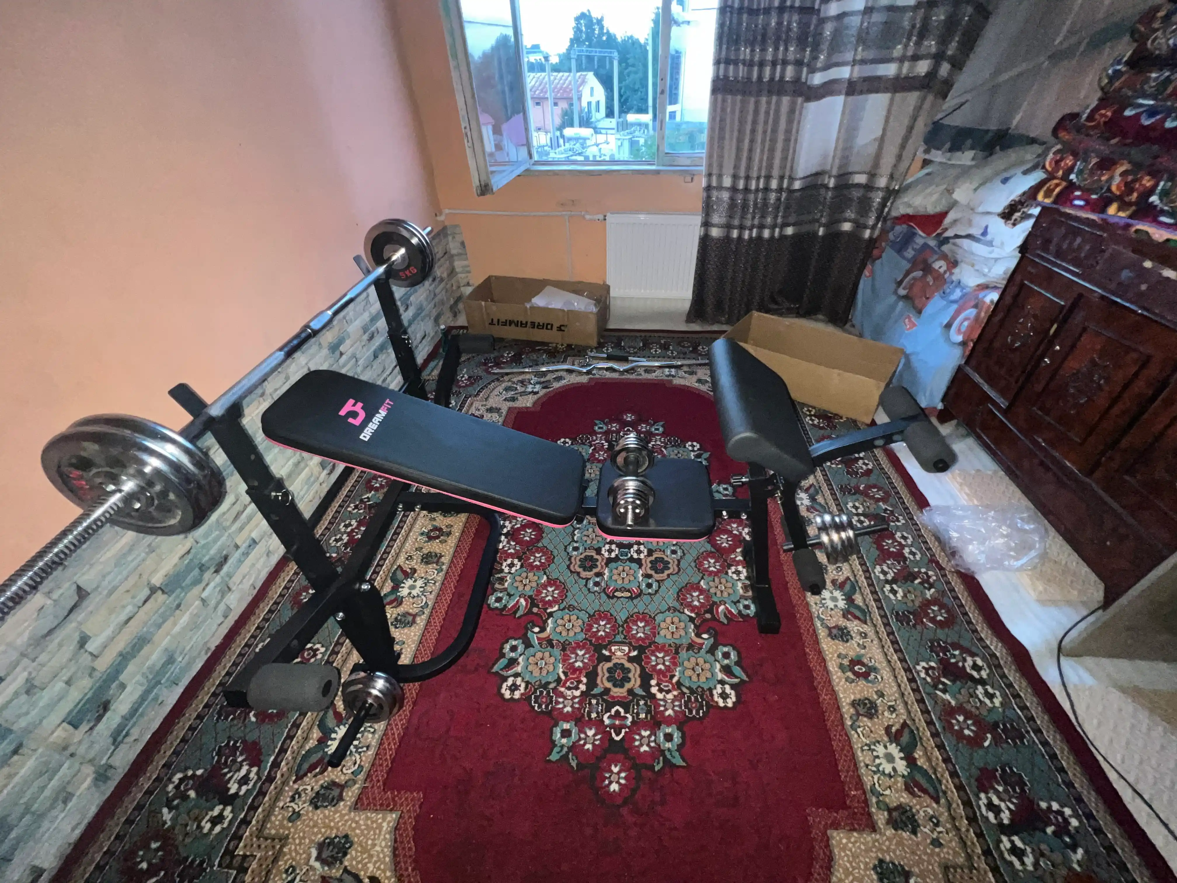 Universal skameyka, press skameykasi, sport zali jihozlari