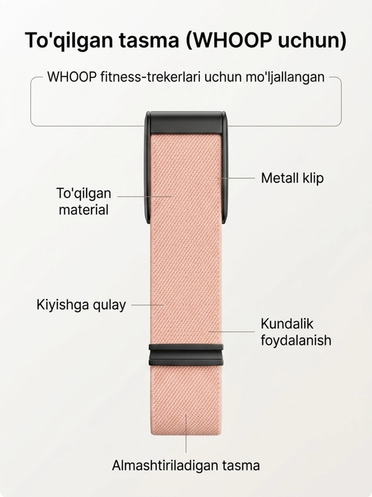 Нейлоновые ремешок для WHOOP 5.0