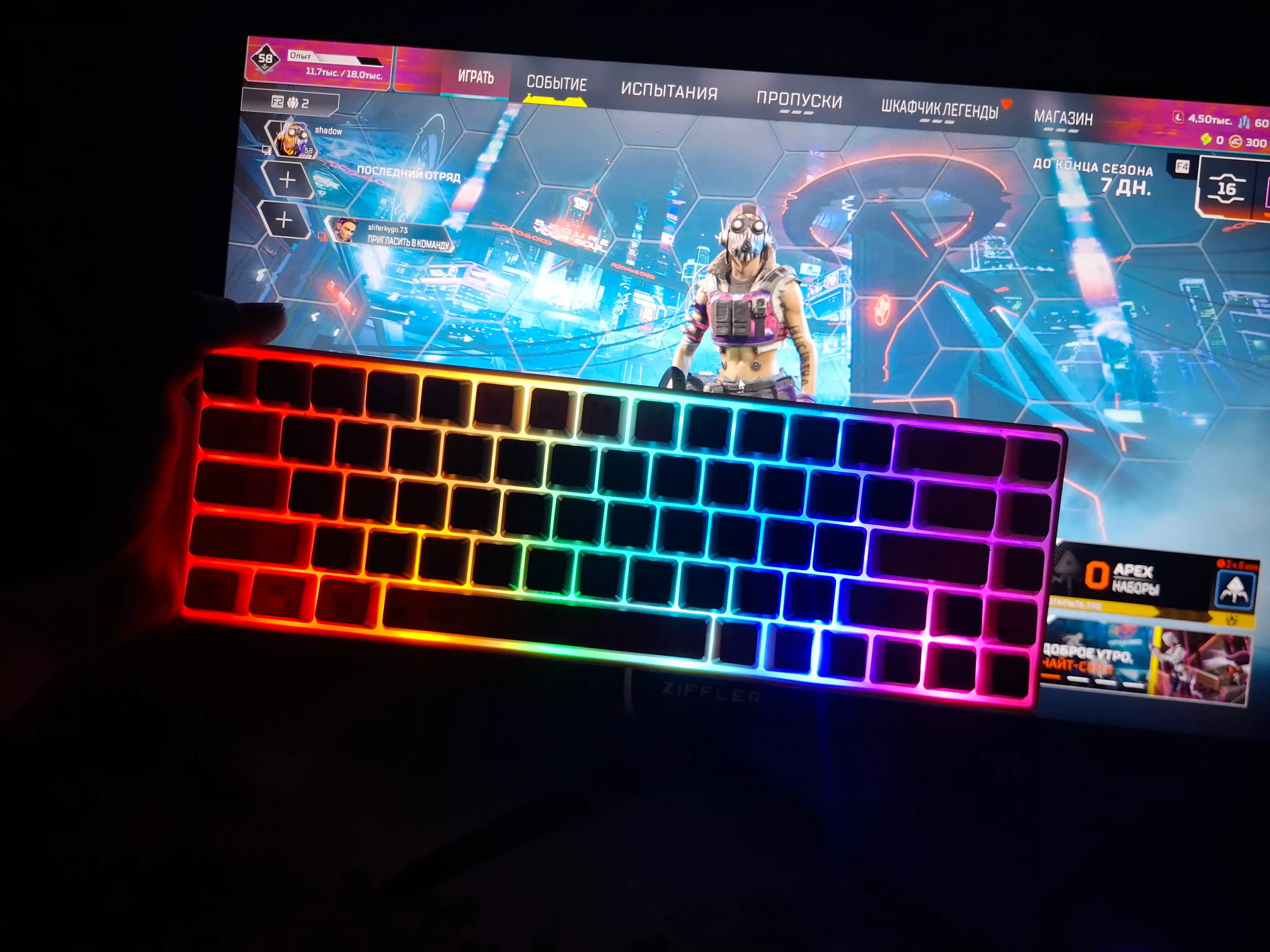 RGB klaviatura, simli, simsiz, mexanik variantlar, klaviatura + sichqoncha to‘plami