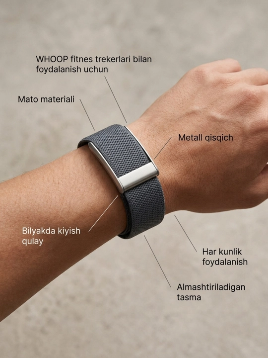 Нейлоновые ремешок для WHOOP 5.0