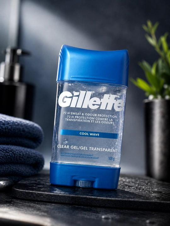 Gillette Cool Wave erkaklar antiperspirant dezodorant geli 72 soat himoya 108 g