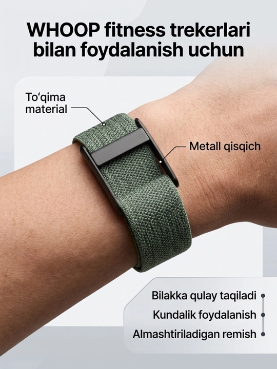 Нейлоновые ремешок для WHOOP 5.0