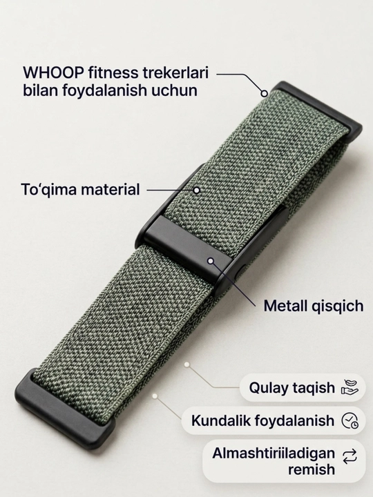 Нейлоновые ремешок для WHOOP 5.0