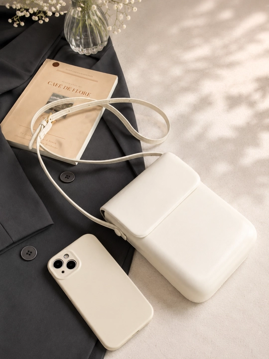 Ayollar mini sumkasi, telefon uchun krossbodi sumka, eko charm