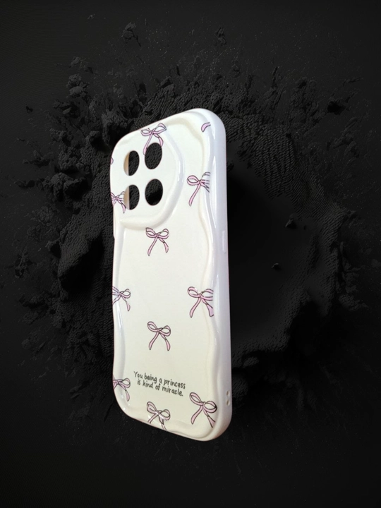 Honor X 7D smartfoni uchun g‘iloflar, gulli dizayn, romantik uslub, atirgullar bilan