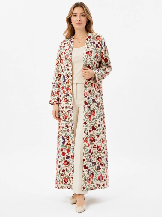 Ayollar uchun oversize abaya, 48–58 o‘lcham, Lyon mato - 