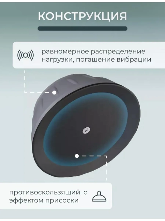 Kirmashina va maishiy texnika uchun antivibratsion tagliklar, 4 dona