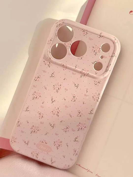 Pозовый Чехол, iPhone 14, 15, 16, 17 Pro Max, чехол для девушек