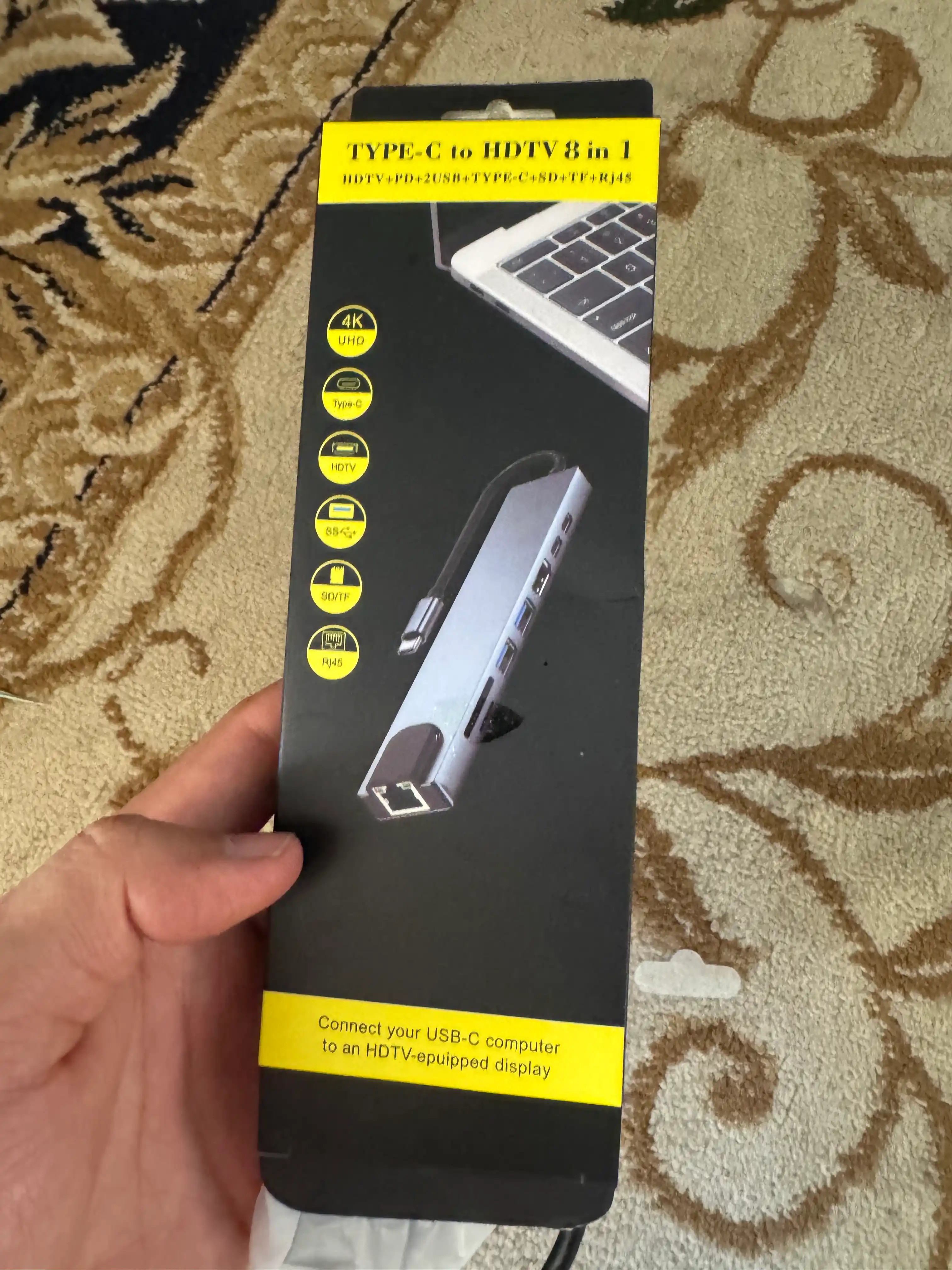 USB и Type-C HUB для компьютера и ноутбука, 4/7/8 портов