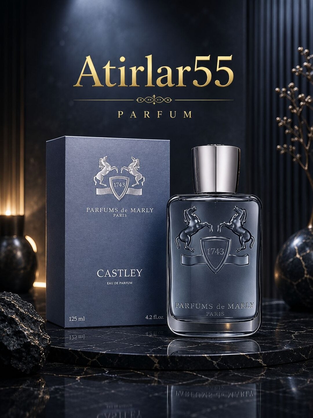 Парфюмерная вода для мужчин, PARFUMS DE MARLY CASTLEY, 125 мл - 
