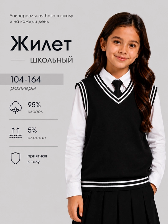 Qizlar va o‘g‘il bolalar uchun maktab nimchasi, trikotaj, klassik nimcha, maktab formasi