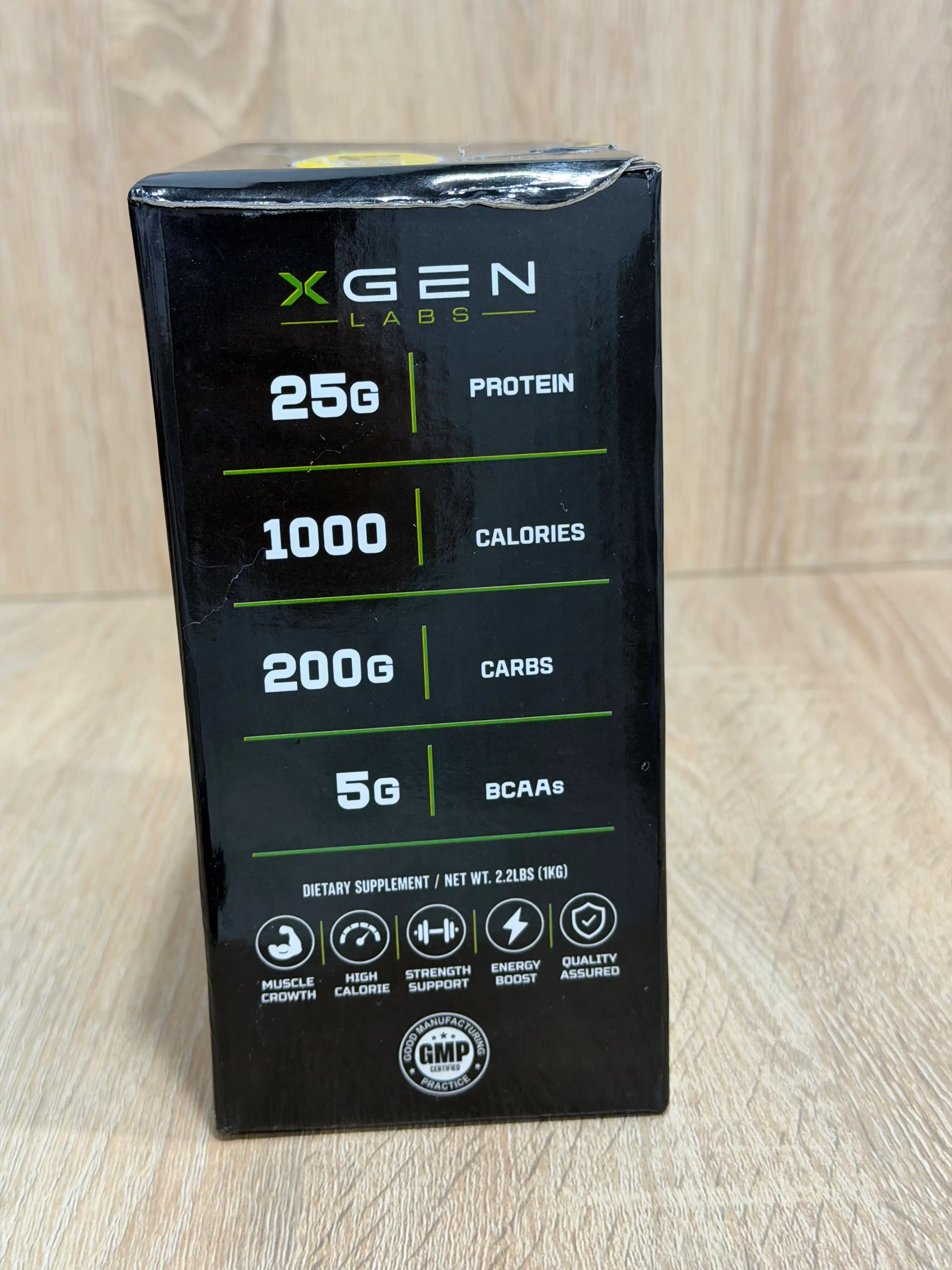 Mushak massasini oshirish uchun MUSCLE GAINER geyneri, 1-3-7 kg