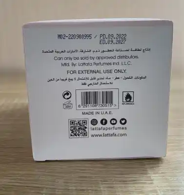 Ayollar uchun Lattafa Yara atiri, 100 ml