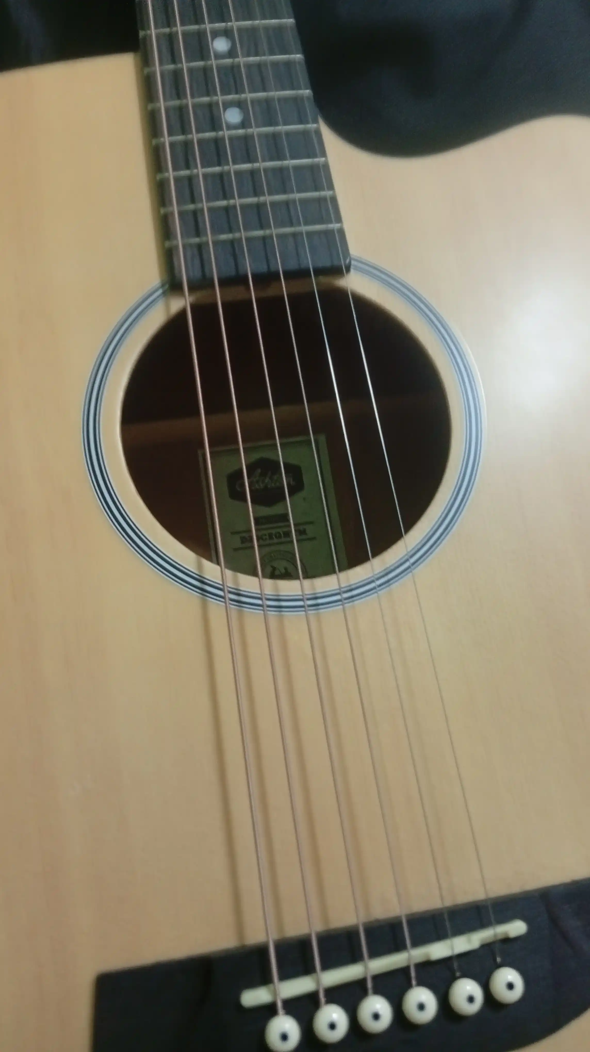 Ashton D20CEQ Elektro-Akustik Gitara NTM, TSB va BK
