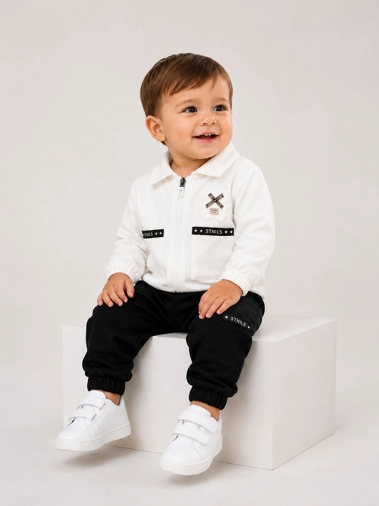 Детский комплект, размер 80, для детей от 8 месяцев до 1 года, мягкая, удобная одежда - 