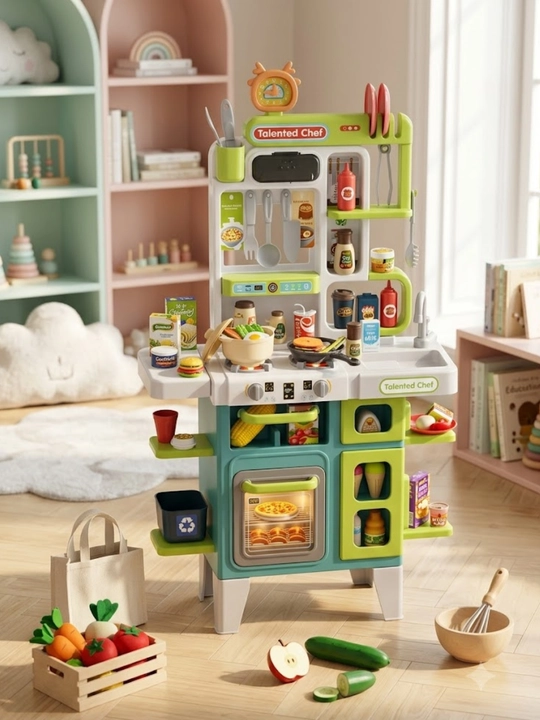 Детский кухонный набор, kitchen play set, детская кухня, игрушечная кухня