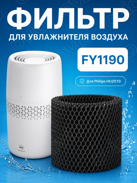 Увлажняющий фильтр FY1190 для увлажнителя воздуха Philips HU2510 - 