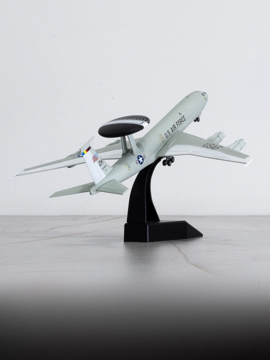 E-3 Sentry AWACS (Boeing 707) harbiy radiolokatsion samolyoti modeli, AQSH HHK 23 sm 1:200