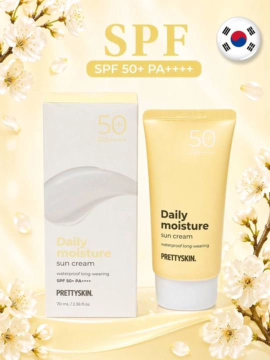 Pretty Skin Turli teri turlari uchun SPF50+ RA+++ namlantiruvchi quyoshdan himoyalovchi krem, 70 ml - 