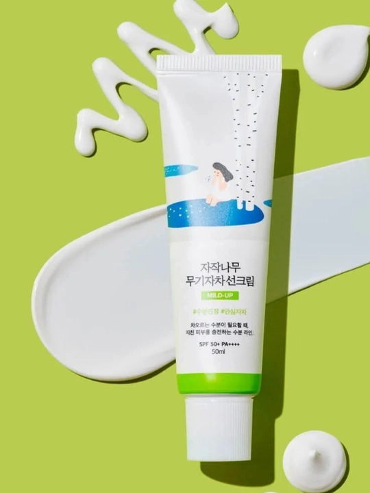 Round lab yuz uchun spf 50 quyoshdan himoyalovchi krem - 