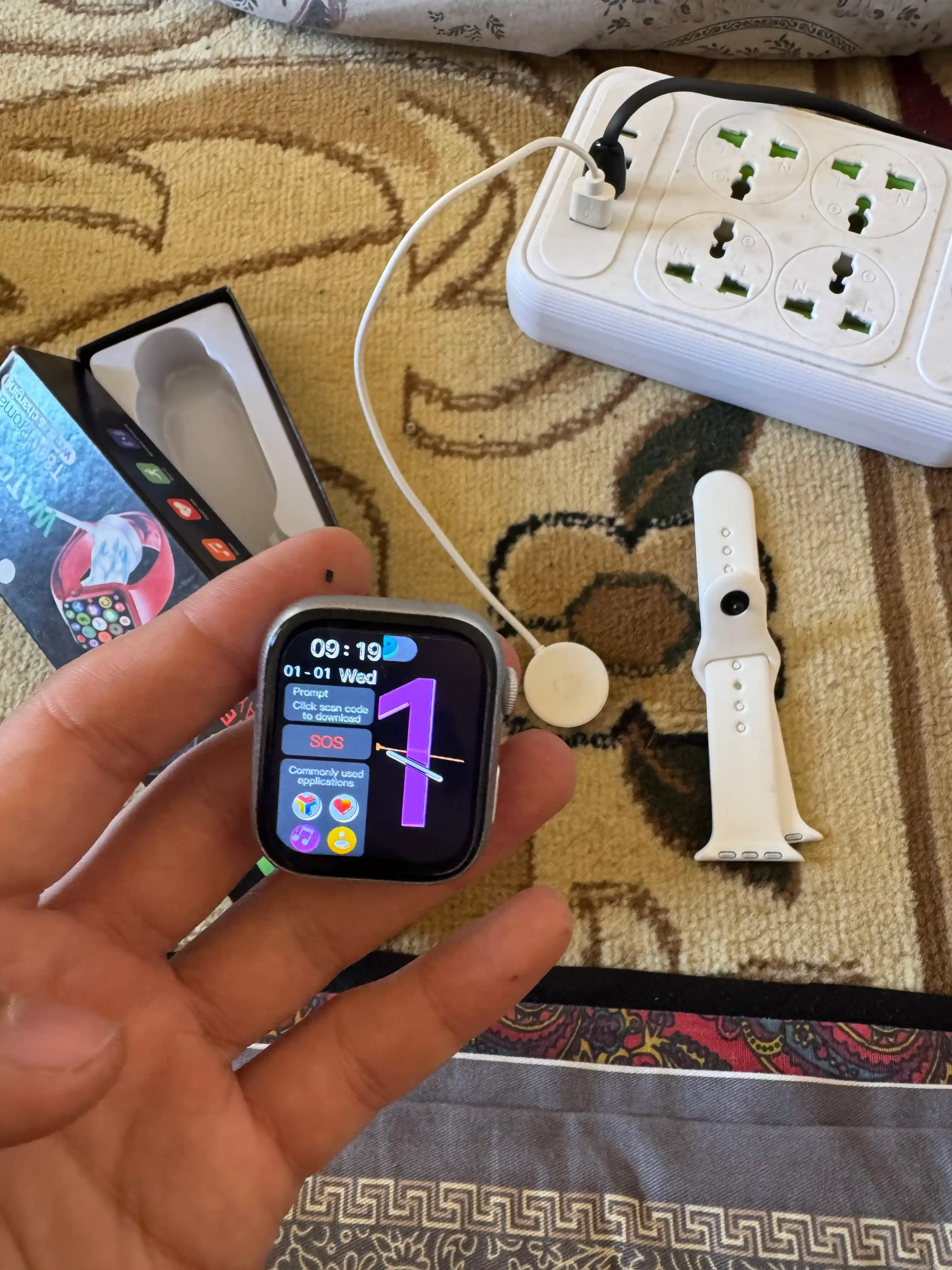 Aqlli soat Smart Watch BIG T800 Pro Max, Android va iOS uchun