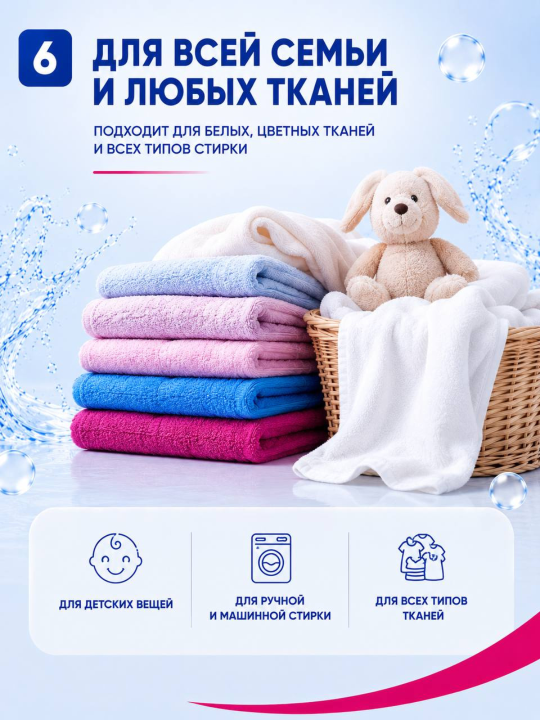 Гель для стирки LCLEAN парфюмированный концентрат, жидкий автомат и ручной стирки, 55 стирок