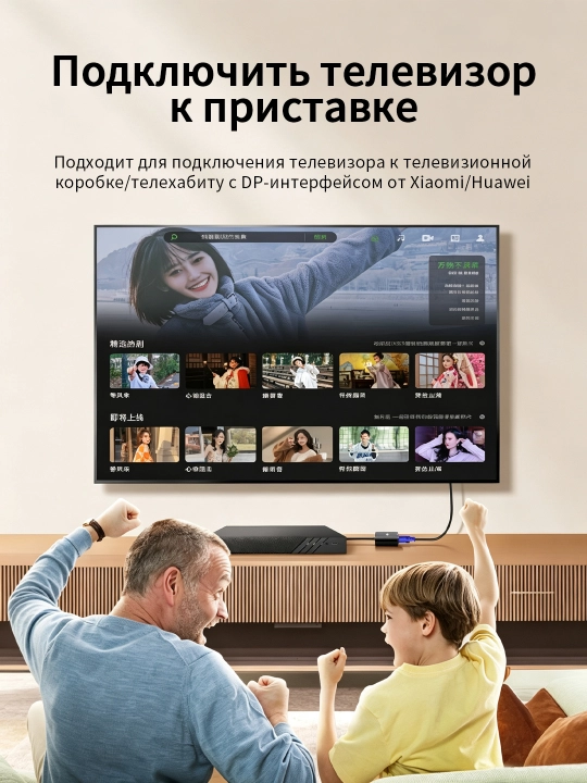 DP→VGA konverter 1080P 60Hz oltin ABS 15cm
