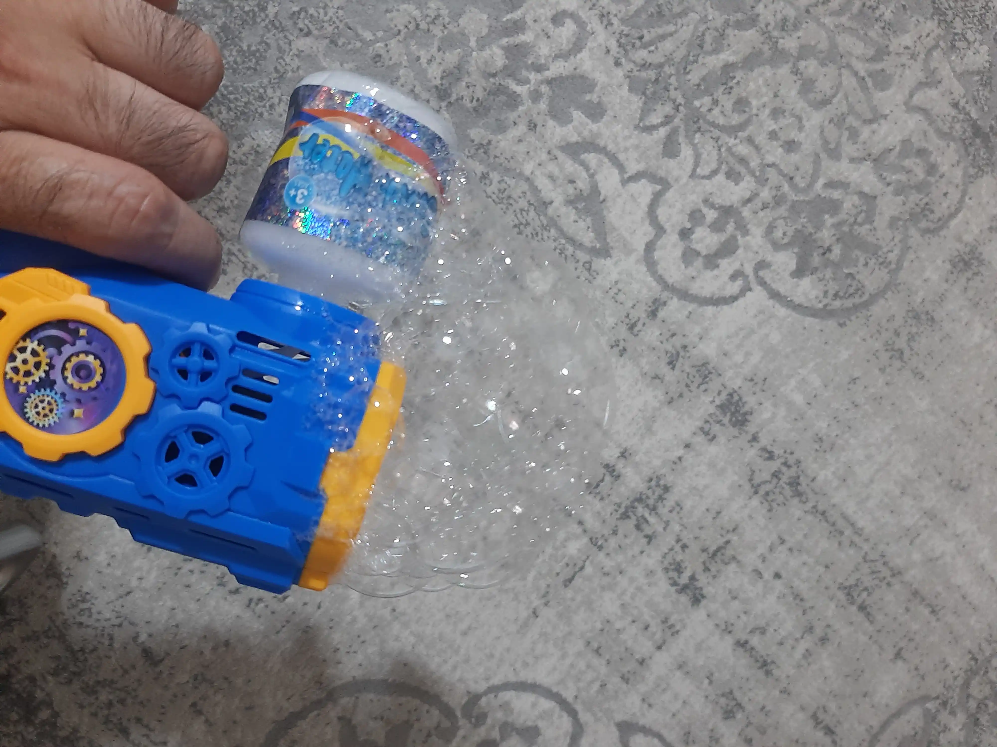 Sovun pufakchalari eritmasi, pistolet va blaster uchun, 500 ml-1 litr