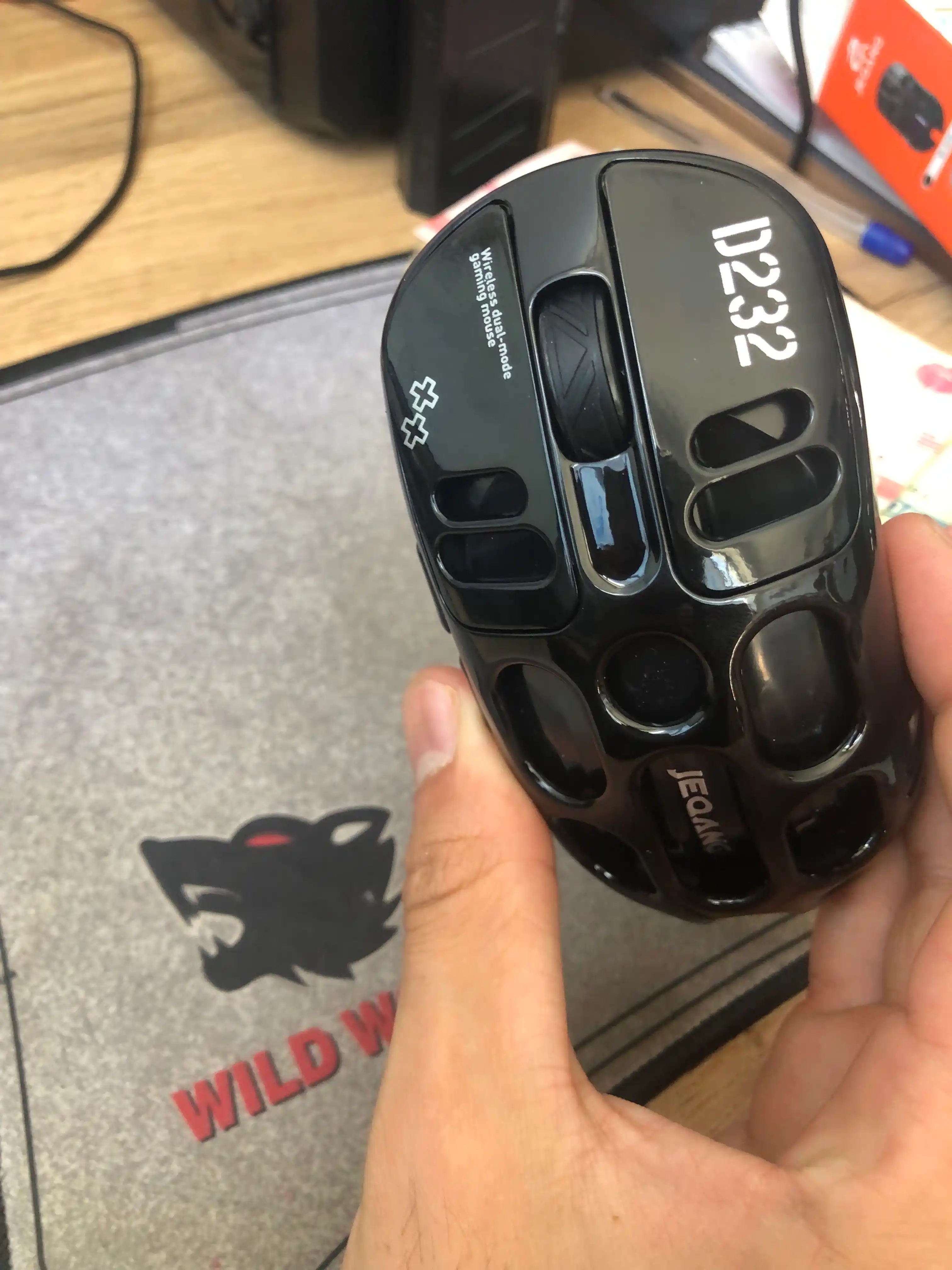 Беспроводная игровая мышь JEQANG JW-D232, Bluetooth и 2,4 ГГц, 12000 DPI