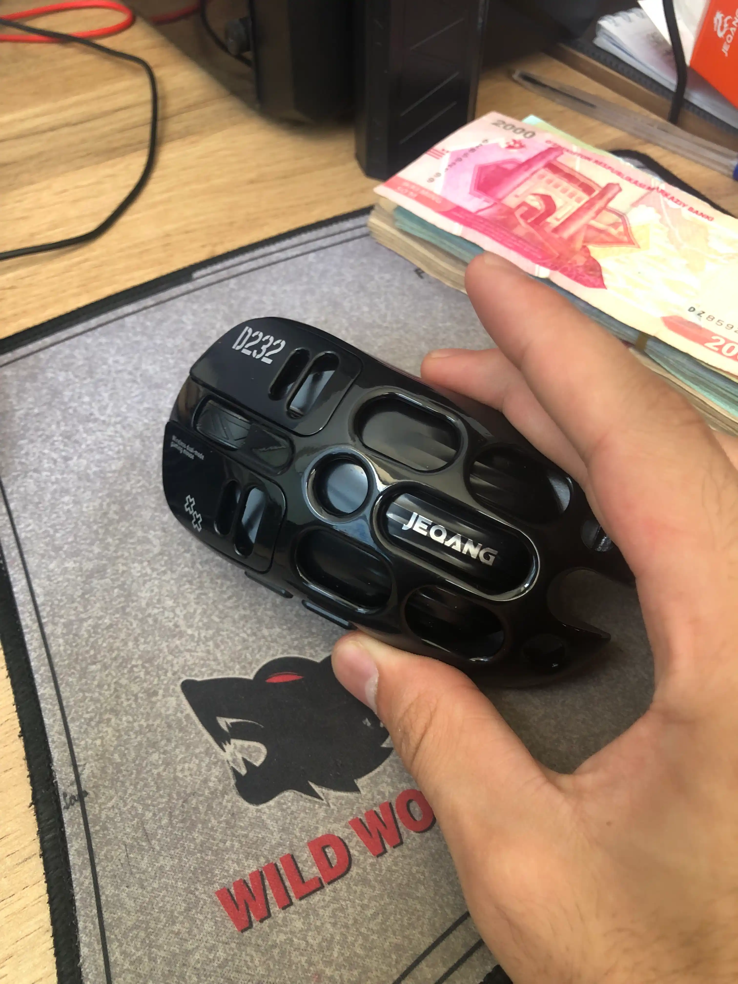 Беспроводная игровая мышь JEQANG JW-D232, Bluetooth и 2,4 ГГц, 12000 DPI