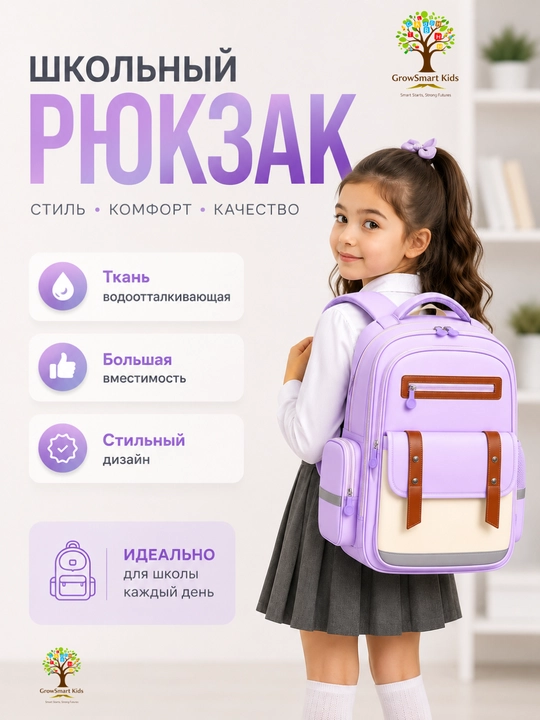 Школьный рюкзак для школы, для мальчиков и девочек - 