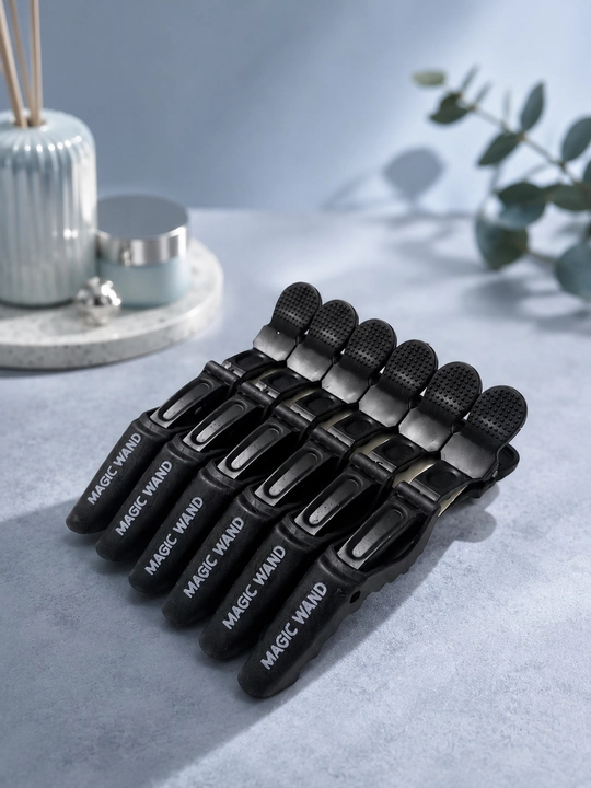 Профессиональные зажимы для волос Magic Wand, 6 шт - 