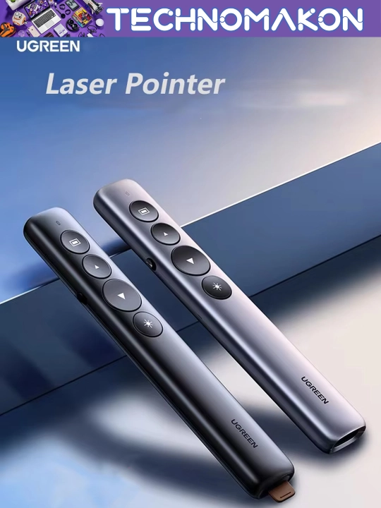 Лазерная указка, кликер презентер беспроводной UGREEN Wireless Presenter, 2.4 ГГц, красная