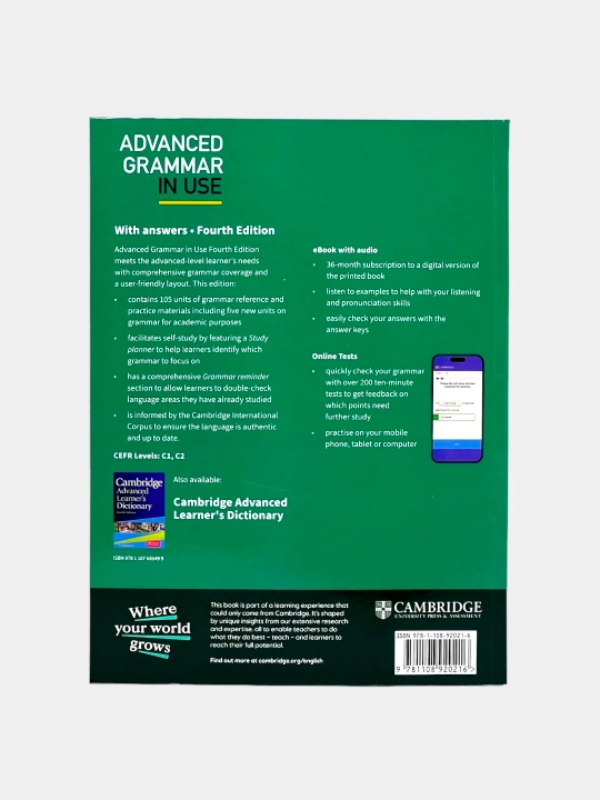 Advanced Grammar in Use Fourth Edition, Martin Hewings