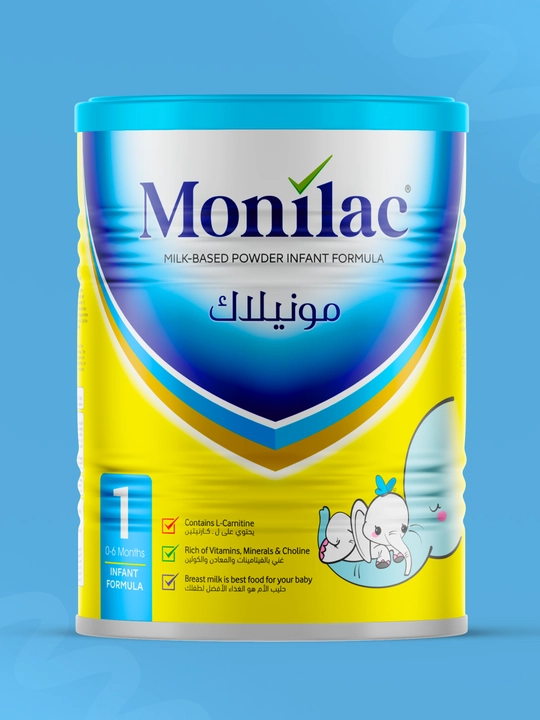 Monilac 1 0-6oylik bolalar uchun sut aralashmasi,L-karnitin,vitaminlar va minerallar bilan - 