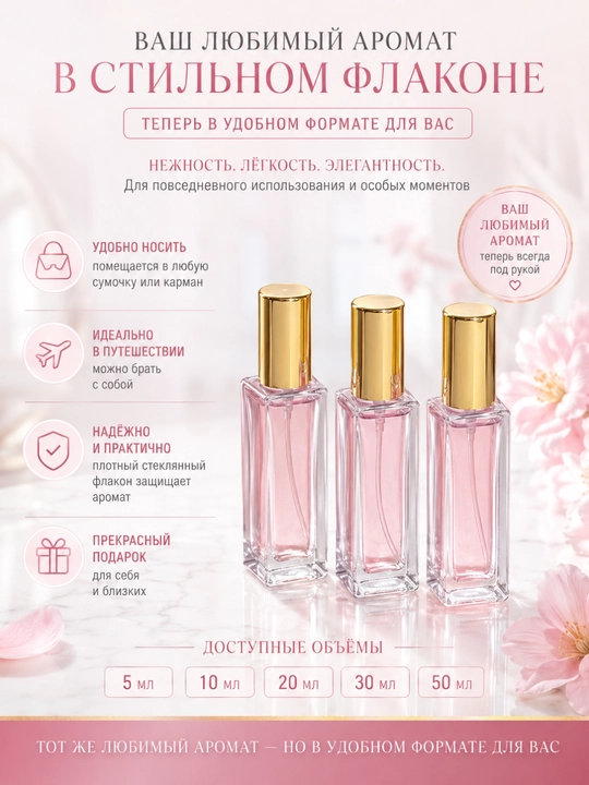 Pink Molecule 090.09 uslubidagi ayollar parfumi, 5–50 ml