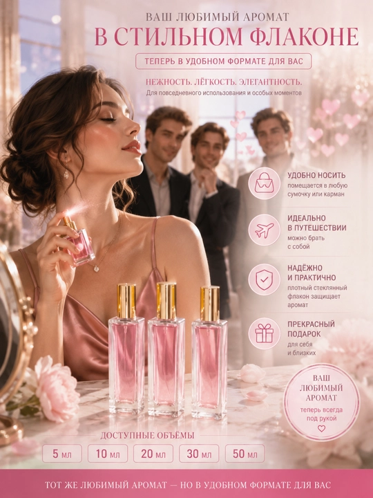 Pink Molecule 090.09 uslubidagi ayollar parfumi, 5–50 ml