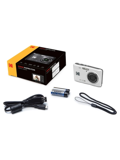 Kodak PIXPRO FZ45 16 MP ixcham raqamli kamera 4 karra optik zum va Full HD video bilan