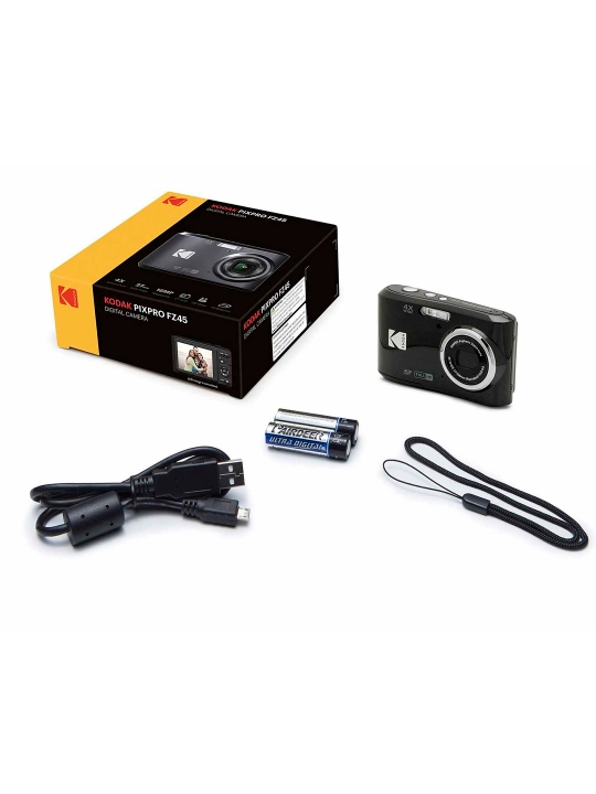 Kodak PIXPRO FZ45 16 MP ixcham raqamli kamera 4 karra optik zum va Full HD video bilan
