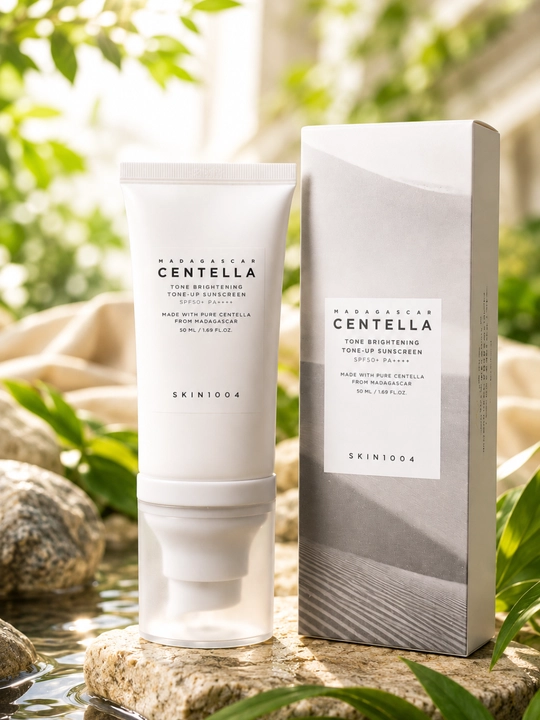Quyoshdan himoya qiluvchi krem, centella, namlovchi, zagarga qarshi krem, SPF 50+PA++++