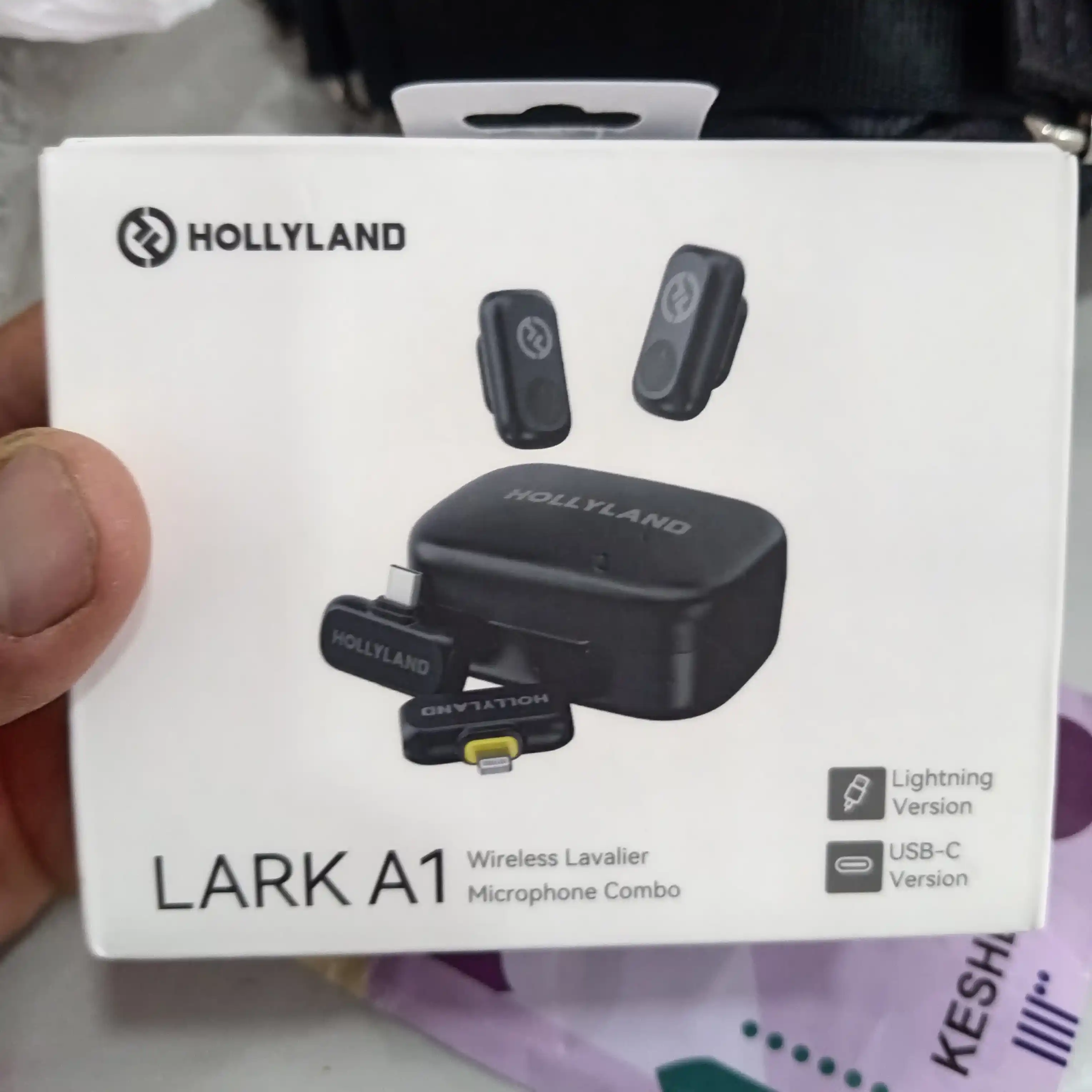 Hollyland Lark telefon uchun simsiz professional mikrofon YouTube va strim uchun