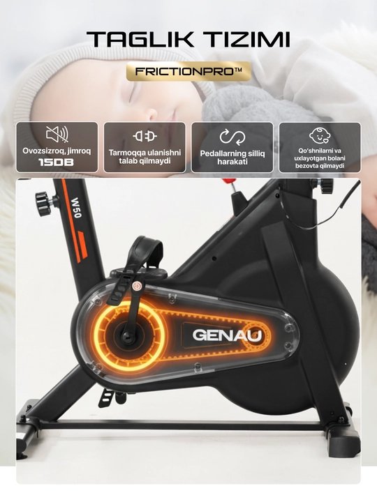 Genau Spin Bike W50 velotrenajyori *SB1-08A