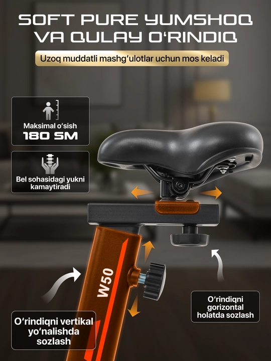 Genau Spin Bike W50 velotrenajyori *SB1-08A