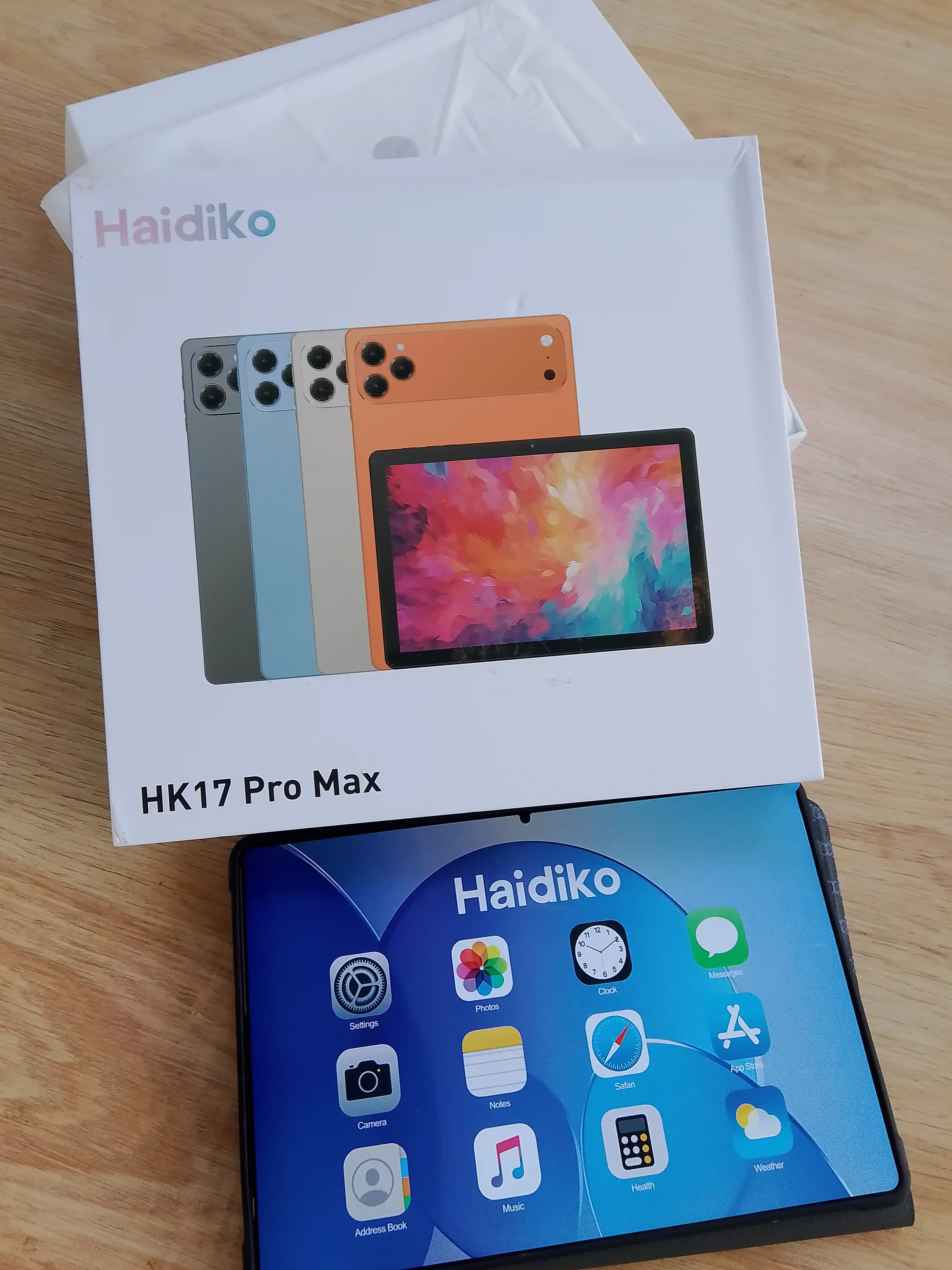 HAIDIKO 17 Pro Max, 16/1TB, Android 15, 2 SIM, UZIMEI, kafolat bilan