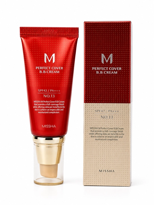 MISSHA M Perfect Cover BB Cream No.13 SPF42 PA+++ Koreys BB krem 50 ml - 