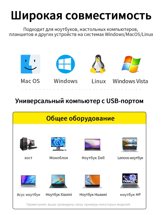 USB 3.0 разветвитель 4 порта 5 Гбит/с 1м ABS
