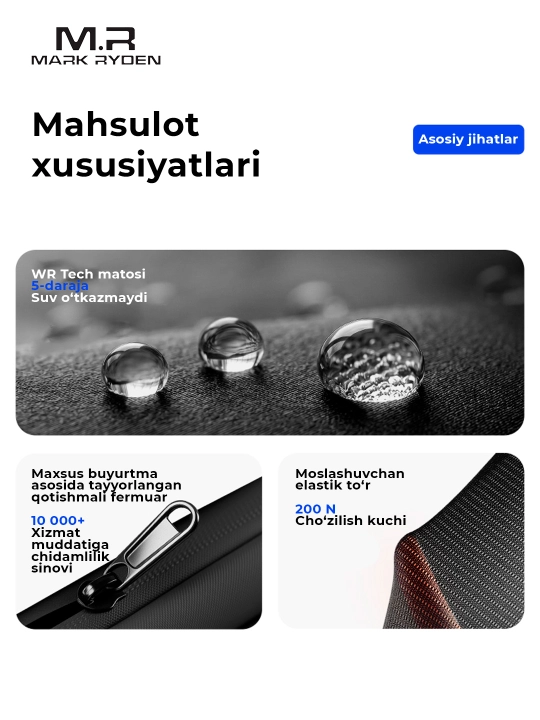 Ko'p bosqichli kosmetik sumka Mark Ryden MR87, dush qutisi, osib qo'yish uchun ilgak bilan