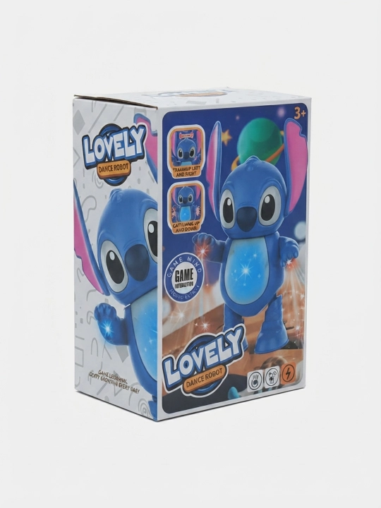 Lovely raqs roboti musiqa, chiroqlar va harakat bilan