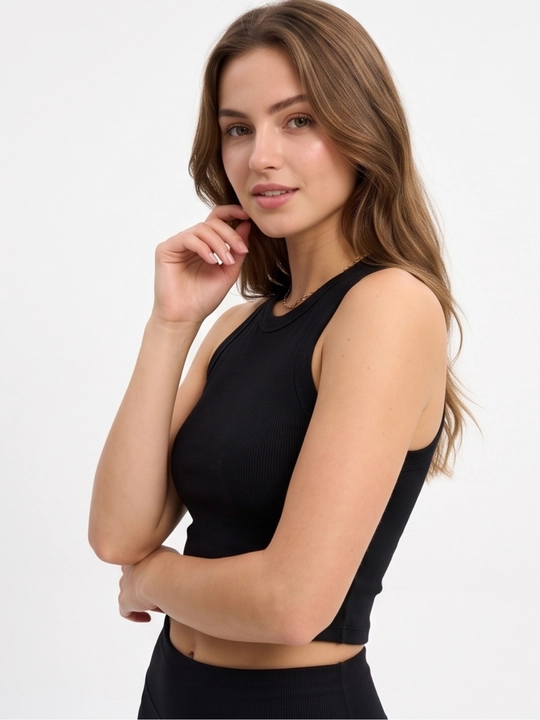 WEERIT Basic ayollar krop-topi, laykra qo‘shilgan paxta, o‘lchamlari XS-L