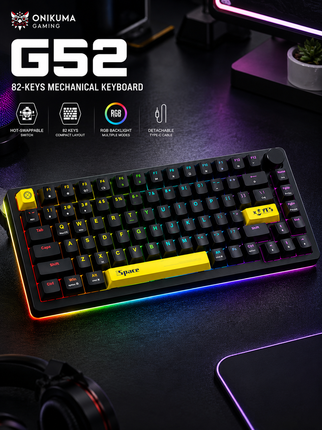Mexanik klaviatura rgb – o‘yin va ish uchun kuchli tanlov - 